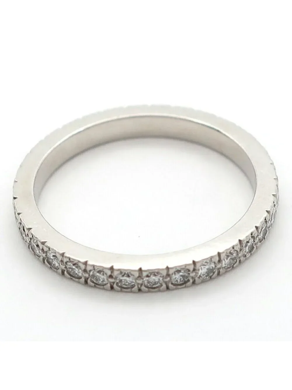 Tiffany & Co Ten Full Eternity Ring Platinum Diamond